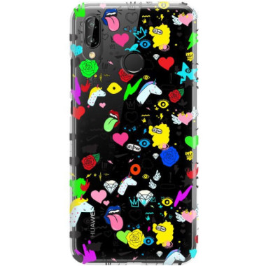 Etui Huawei P20 LITE 2019 / NOVA 5I, ST_FCN122 Wzory - FunnyCase