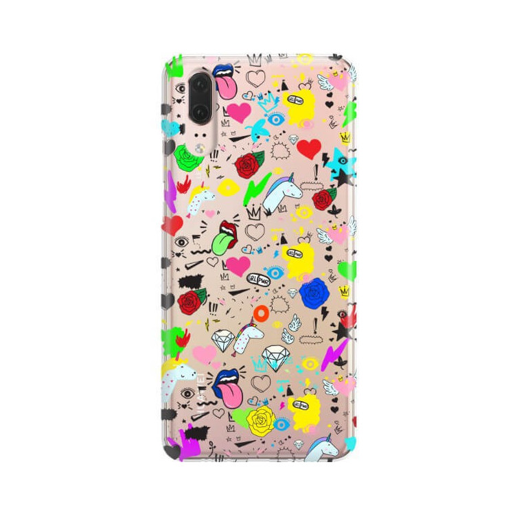 Etui Huawei P20, ST_FCN122 Wzory - FunnyCase