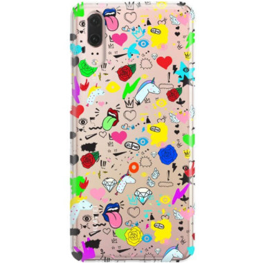 Etui Huawei P20, ST_FCN122 Wzory - FunnyCase