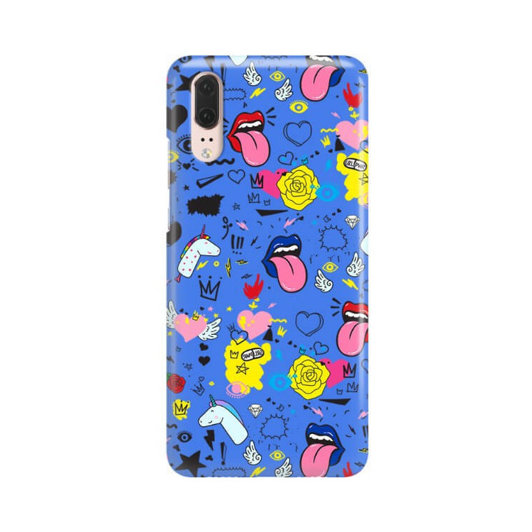 Etui Huawei P20, ST_FCN183 Wzory - FunnyCase