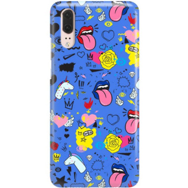 Etui Huawei P20, ST_FCN183 Wzory - FunnyCase