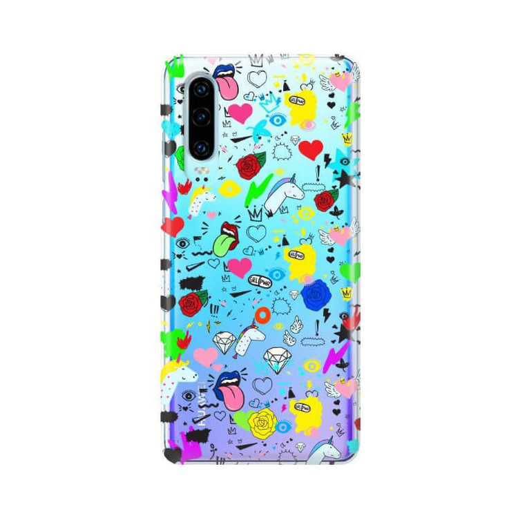 Etui Huawei P30, ST_FCN122 Wzory - FunnyCase