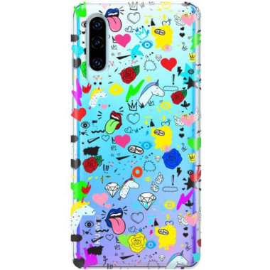 Etui Huawei P30, ST_FCN122 Wzory - FunnyCase