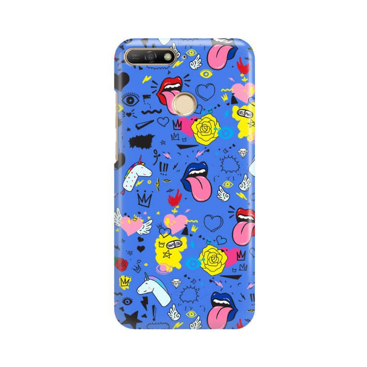 Etui Huawei Y6 PRIME 2018, ST_FCN183 Wzory - FunnyCase