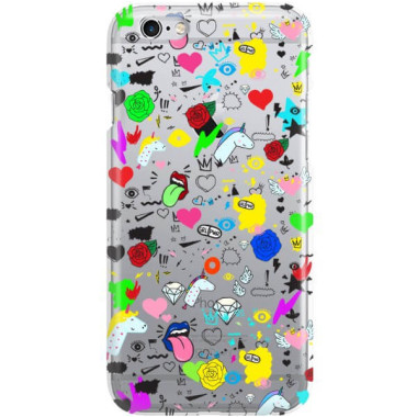 Etui Apple IPHONE 6 / 6S, ST_FCN122 Wzory - FunnyCase