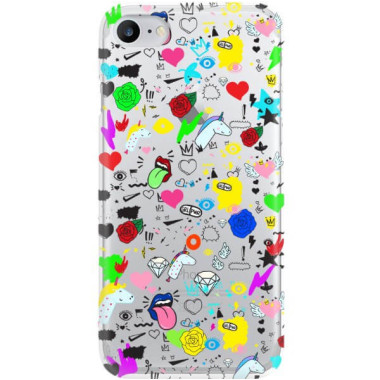 Etui Apple IPHONE 7 / 8, ST_FCN122 Wzory - FunnyCase