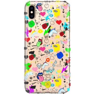 Etui Apple IPHONE XS MAX, ST_FCN122 Wzory - FunnyCase