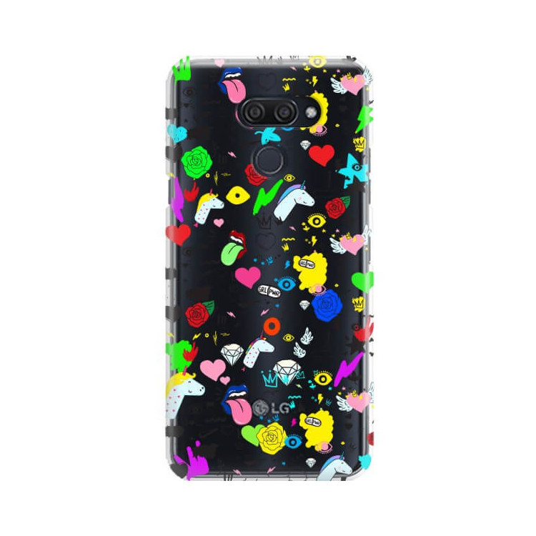 Etui Lg K50 / Q60, ST_FCN122 Wzory - FunnyCase