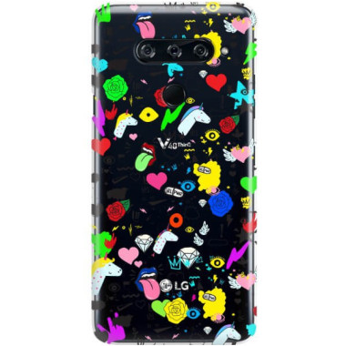 Etui Lg V40, ST_FCN122 Wzory - FunnyCase