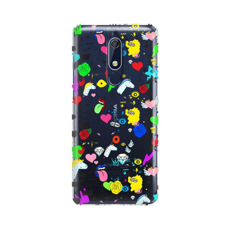 Etui Nokia 5.1, ST_FCN122 Wzory - FunnyCase