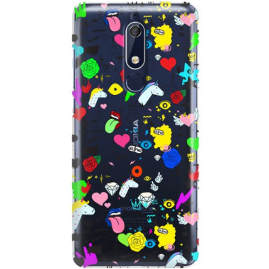 Etui Nokia 5.1, ST_FCN122 Wzory - FunnyCase