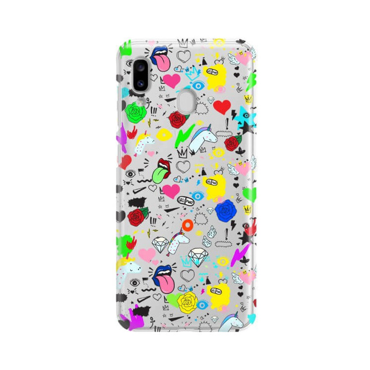 Etui Samsung GALAXY A20E, ST_FCN122 Wzory - FunnyCase