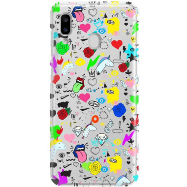 Etui Samsung GALAXY A20E, ST_FCN122 Wzory - FunnyCase