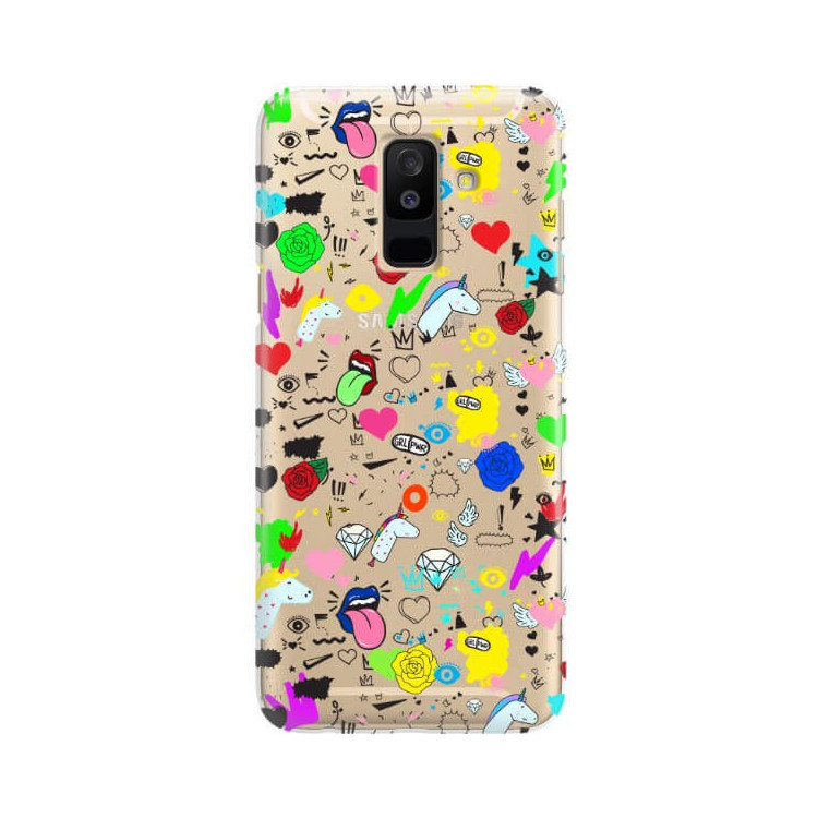 Etui Samsung GALAXY A6 PLUS 2018, ST_FCN122 Wzory - FunnyCase