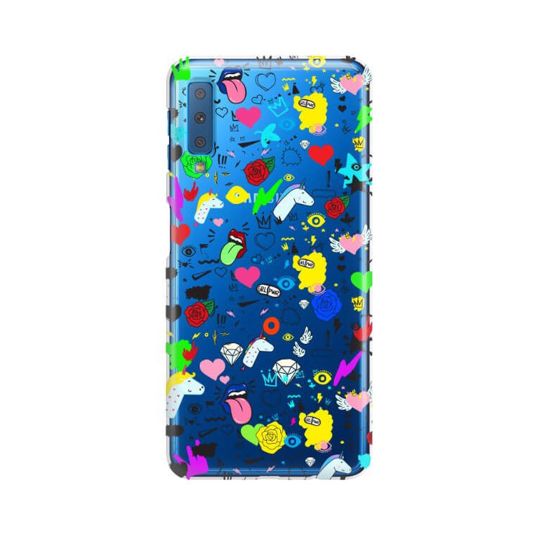 Etui Samsung GALAXY A7 2018, ST_FCN122 Wzory - FunnyCase