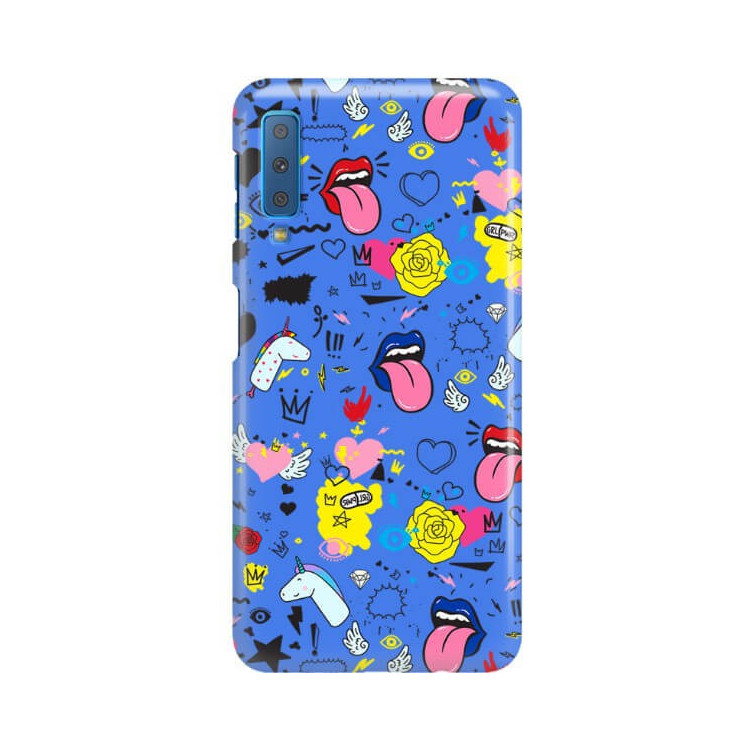 Etui Samsung GALAXY A7 2018, ST_FCN183 Wzory - FunnyCase