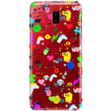 Etui Samsung GALAXY J6 PLUS 2018, ST_FCN122 Wzory - FunnyCase