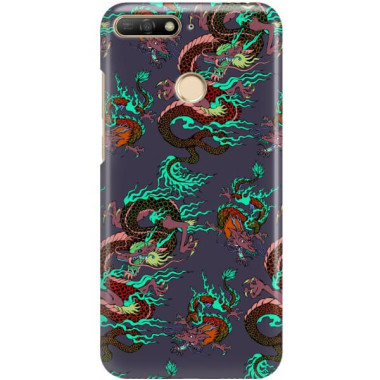 Etui Huawei Y6 PRIME 2018, ST_FCW280 Wzory - FunnyCase