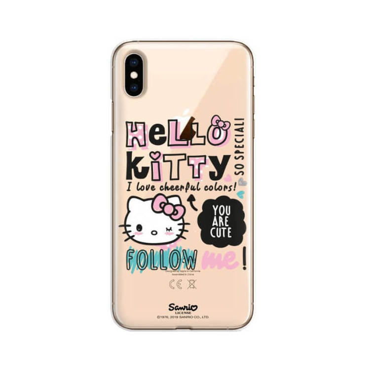 Etui Apple IPHONE XS MAX, ST_HELLO-KITTY294 Wzory - FunnyCase