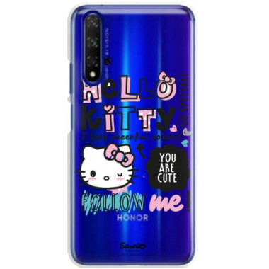 Etui Huawei HONOR 20, ST_HELLO-KITTY294 Wzory - FunnyCase