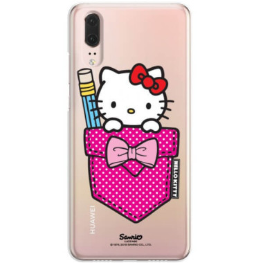 Etui Huawei P20, ST_HELLO-KITTY321 Wzory - FunnyCase