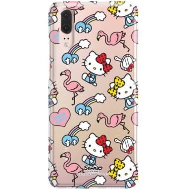 Etui Huawei P20, ST_HELLO-KITTY304 Wzory - FunnyCase