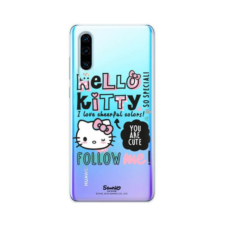 Etui Huawei P30, ST_HELLO-KITTY294 Wzory - FunnyCase