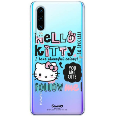 Etui Huawei P30, ST_HELLO-KITTY294 Wzory - FunnyCase