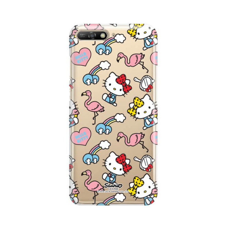 Etui Huawei Y6 2018 / HONOR 7A, ST_HELLO-KITTY304 Wzory - FunnyCase