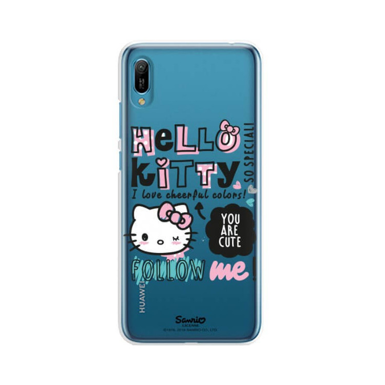 Etui Huawei Y6 2019, ST_HELLO-KITTY294 Wzory - FunnyCase