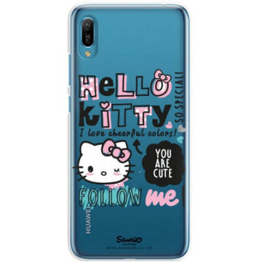 Etui Huawei Y6 2019, ST_HELLO-KITTY294 Wzory - FunnyCase