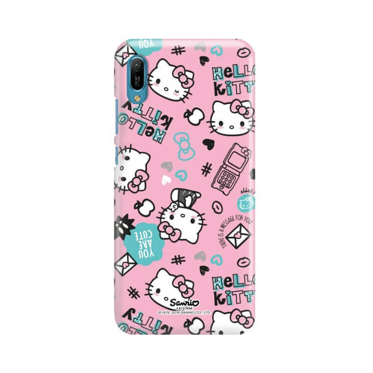 Etui Huawei Y6 2019, ST_HELLO-KITTY298 Wzory - FunnyCase