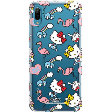 Etui Huawei Y6 2019, ST_HELLO-KITTY304 Wzory - FunnyCase