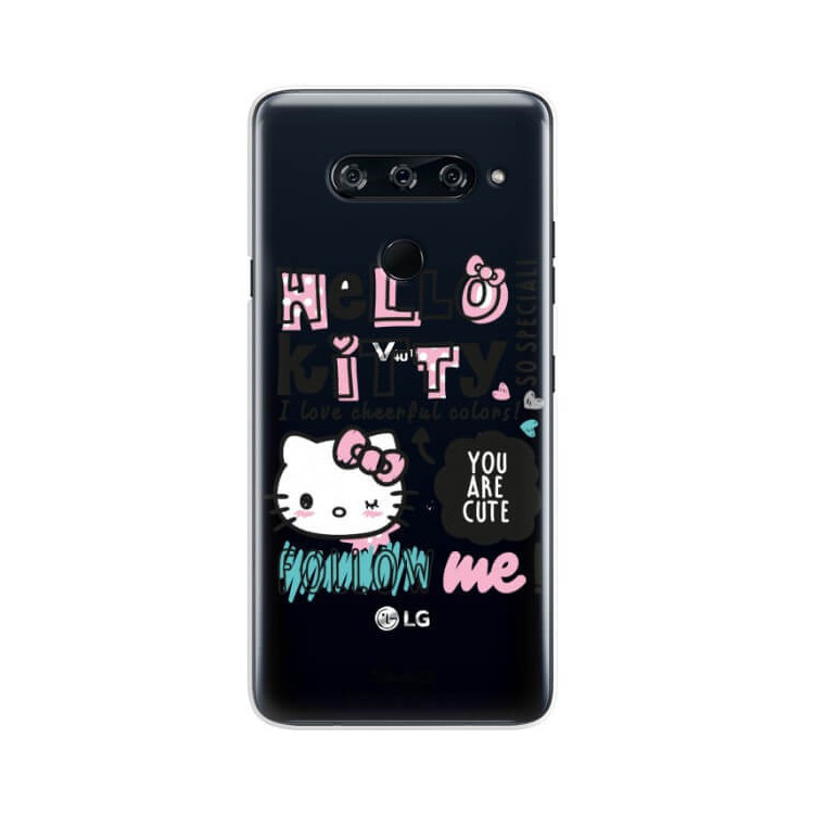 Etui Lg V40, ST_HELLO-KITTY294 Wzory - FunnyCase