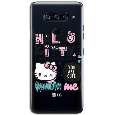 Etui Lg V40, ST_HELLO-KITTY294 Wzory - FunnyCase