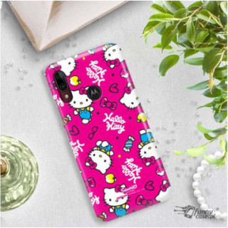 Etui Motorola MOTO E6 PLUS, ST_HELLO-KITTY315 Wzory - FunnyCase