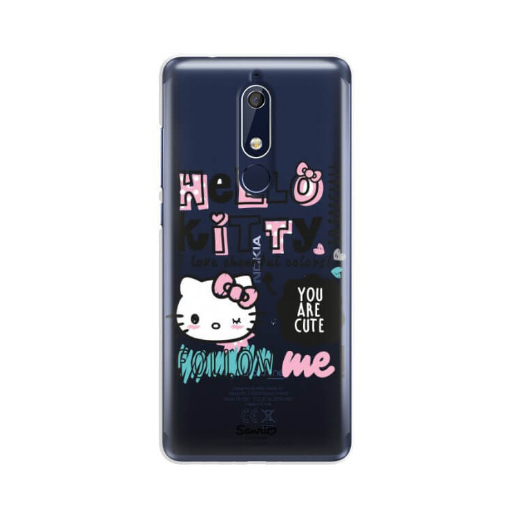 Etui Nokia 5.1, ST_HELLO-KITTY294 Wzory - FunnyCase