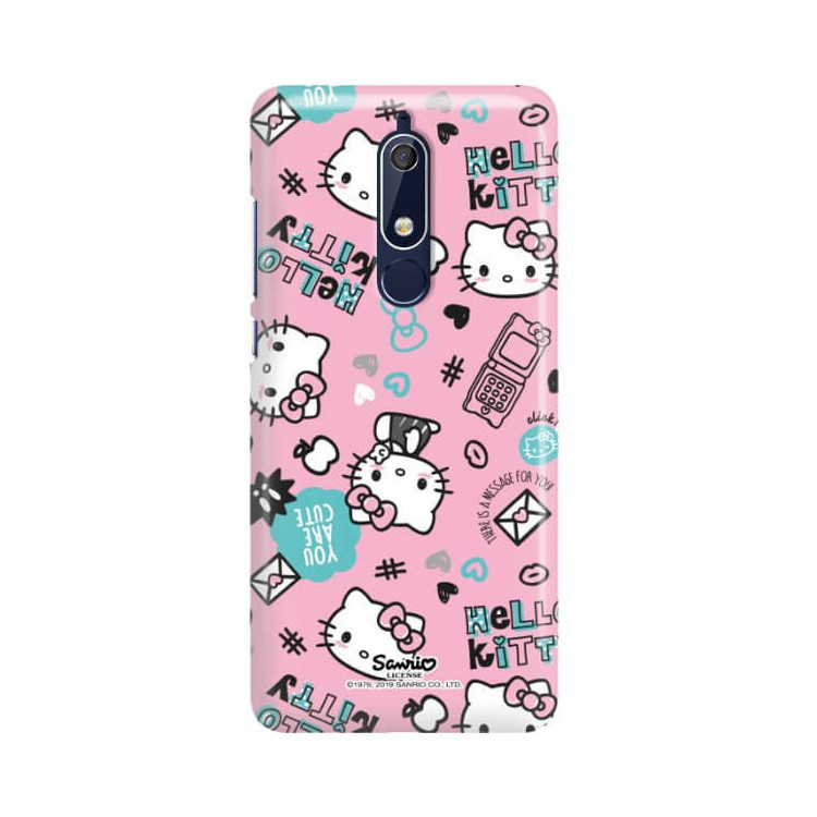 Etui Nokia 5.1, ST_HELLO-KITTY298 Wzory - FunnyCase