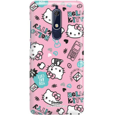 Etui Nokia 5.1, ST_HELLO-KITTY298 Wzory - FunnyCase