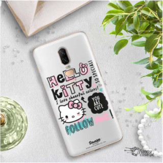 Etui Oneplus 6, ST_HELLO-KITTY294 Wzory - FunnyCase
