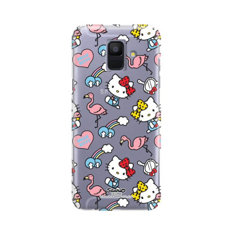 Etui Samsung GALAXY A6 2018, ST_HELLO-KITTY304 Wzory - FunnyCase