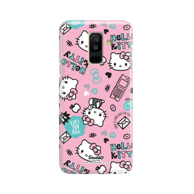 Etui Samsung GALAXY A6 PLUS 2018, ST_HELLO-KITTY298 Wzory - FunnyCase