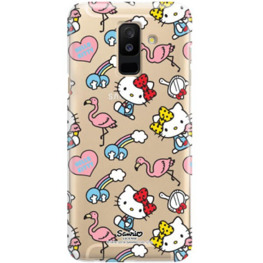 Etui Samsung GALAXY A6 PLUS 2018, ST_HELLO-KITTY304 Wzory - FunnyCase