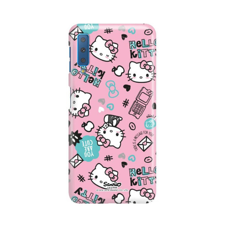 Etui Samsung GALAXY A7 2018, ST_HELLO-KITTY298 Wzory - FunnyCase