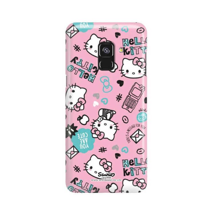 Etui Samsung GALAXY A8 2018 / A5 2018, ST_HELLO-KITTY298 Wzory - FunnyCase