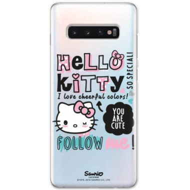 Etui Samsung GALAXY S10 PLUS, ST_HELLO-KITTY294 Wzory - FunnyCase