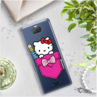 Etui Sony XPERIA 10, ST_HELLO-KITTY321 Wzory - FunnyCase