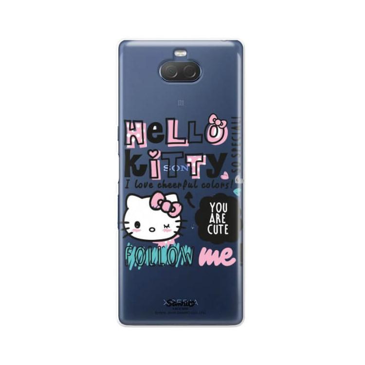 Etui Sony XPERIA 10, ST_HELLO-KITTY294 Wzory - FunnyCase