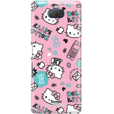 Etui Sony XPERIA 10, ST_HELLO-KITTY298 Wzory - FunnyCase