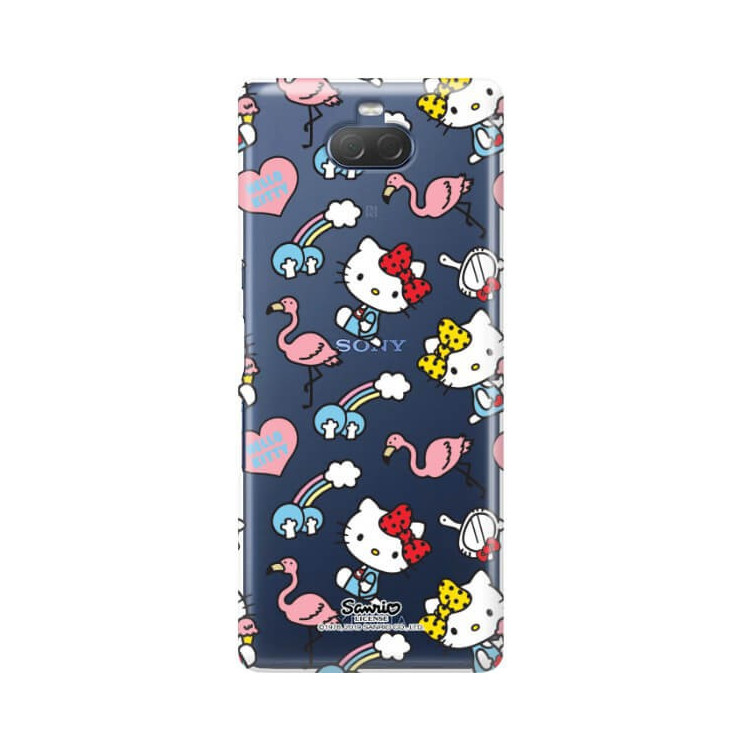 Etui Sony XPERIA 10, ST_HELLO-KITTY304 Wzory - FunnyCase